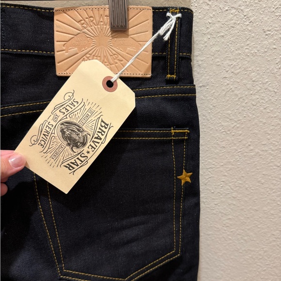 Brave Star Slim Straight 13 oz “Blue Blood” Japan Selvage Denim - Picture 4 of 7